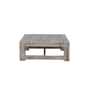 VIG Furniture Renava Sapelo Outdoor Grey Acacia Coffee Table VGATRASF-125-8MM-COF