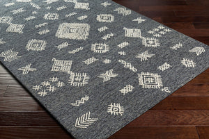 Surya Sabra 2' X 3' Handcrafted Wool Rug - Elegant Global Design, Low Pile, Perfect For Any Room! Cream Wool Sar2300-23