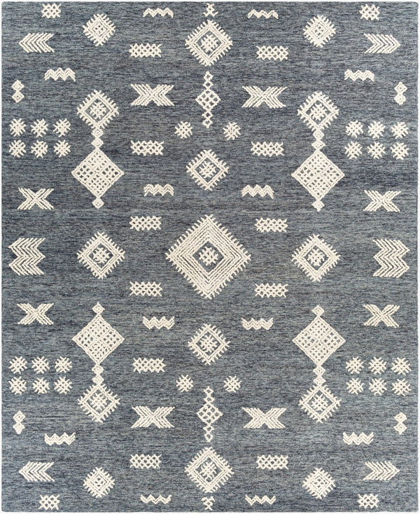 Surya Sabra 2' X 3' Handcrafted Wool Rug - Elegant Global Design, Low Pile, Perfect For Any Room! Cream Wool Sar2300-23
