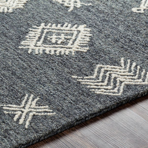 Surya Sabra 2' X 3' Handcrafted Wool Rug - Elegant Global Design, Low Pile, Perfect For Any Room! Cream Wool Sar2300-23