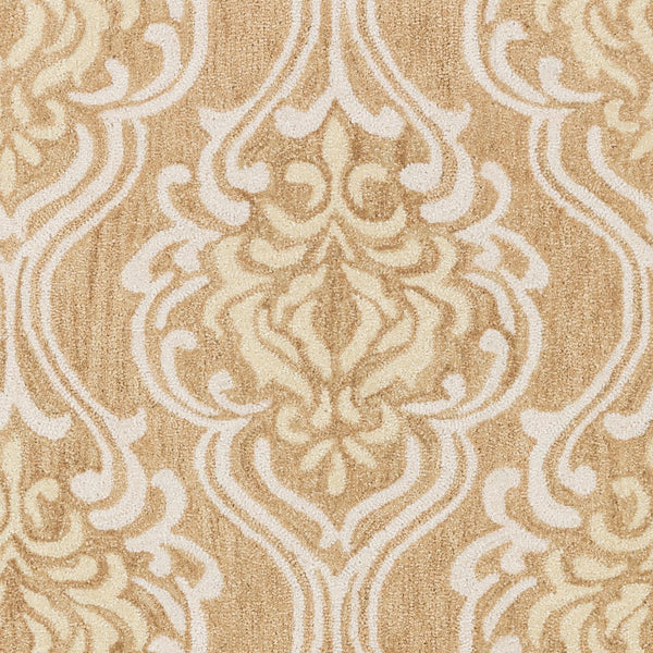 Surya Samual 2'6" X 8' Handmade Low Pile Rug - Durable, Chemical-free, Modern Decor For Any Space Wheat Polyester Sau1105-268