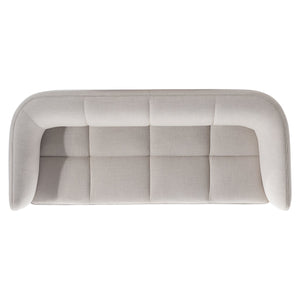 Bernhardt Bernhardt Mercer Tailored Fabric Sofa with Blind Tufting for Modern Living Rooms L9107O