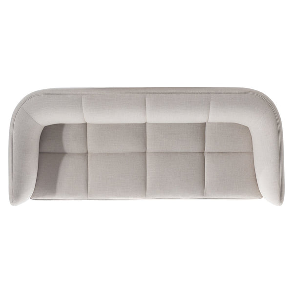 Bernhardt Bernhardt Mercer Tailored Fabric Sofa with Blind Tufting for Modern Living Rooms L9107O