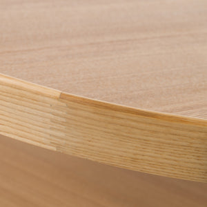 Vig Furniture Modrest Savoy - Elegant Natural Ash Coffee Table With Sleek Black Iron Legs And Stylish Design Oak  Vgdw-j5768-nat