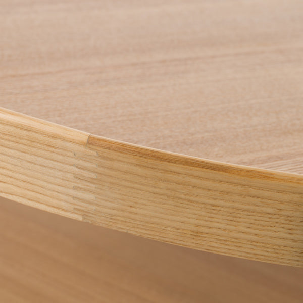 Vig Furniture Modrest Savoy - Elegant Natural Ash Coffee Table With Sleek Black Iron Legs And Stylish Design Oak  Vgdw-j5768-nat