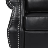 Christopher Knight Home® - Noble House - Lawton Contemporary Faux Leather Loveseat with Nailhead Trim