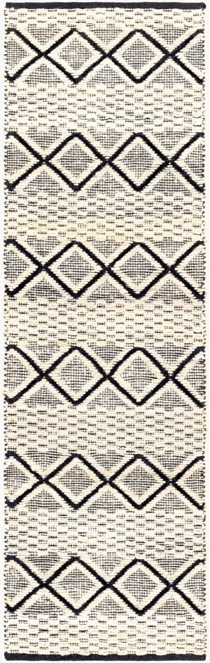Surya Santa Barbara Sbb-2300 Handwoven 2' X 3' Rug – Stylish Cotton & Jute Blend For Global Home Decor Cream Jute,Cotton Sbb2301-268