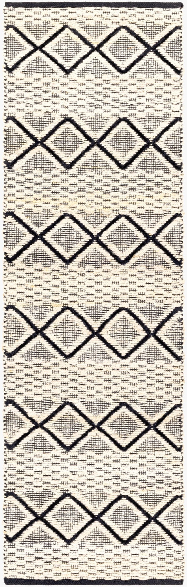 Surya Santa Barbara Sbb-2300 Handwoven 2' X 3' Rug – Stylish Cotton & Jute Blend For Global Home Decor Cream Jute,Cotton Sbb2301-268