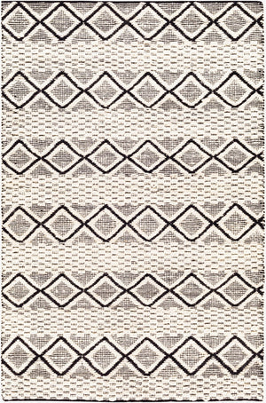 Surya Santa Barbara Sbb-2300 Handwoven 2' X 3' Rug – Stylish Cotton & Jute Blend For Global Home Decor Cream Jute,Cotton Sbb2301-35