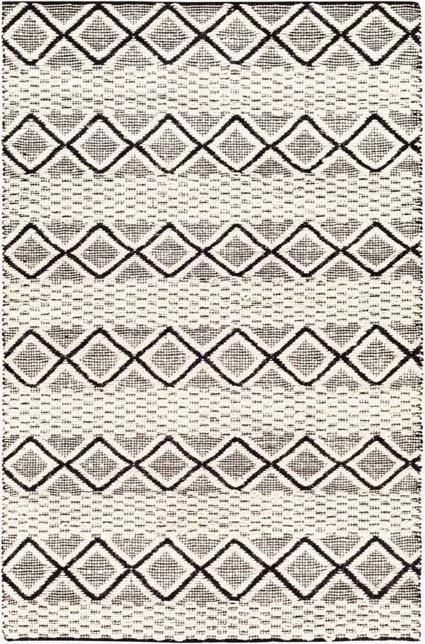 Surya Santa Barbara Sbb-2300 Handwoven 2' X 3' Rug – Stylish Cotton & Jute Blend For Global Home Decor Cream Jute,Cotton Sbb2301-35