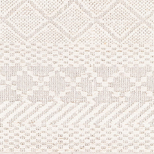 Surya Santa Barbara Sbb-2300 Handwoven 2' X 3' Rug – Stylish Cotton & Jute Blend For Global Home Decor Cream Jute,Cotton Sbb2302-23
