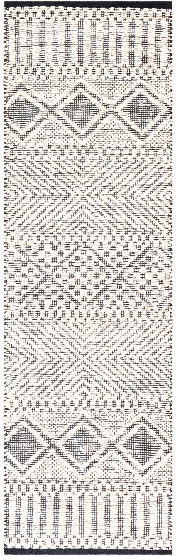 Surya Santa Barbara Sbb-2300 Handwoven 2' X 3' Rug – Stylish Cotton & Jute Blend For Global Home Decor Cream Jute,Cotton Sbb2303-268