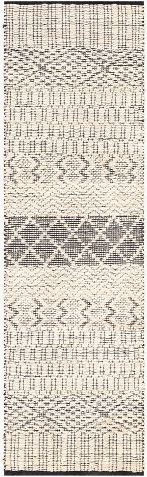 Surya Santa Barbara Sbb-2300 Handwoven 2' X 3' Rug – Stylish Cotton & Jute Blend For Global Home Decor Cream Jute,Cotton Sbb2304-268