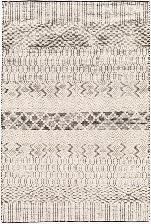 Surya Santa Barbara Sbb-2300 Handwoven 2' X 3' Rug – Stylish Cotton & Jute Blend For Global Home Decor Cream Jute,Cotton Sbb2304-23