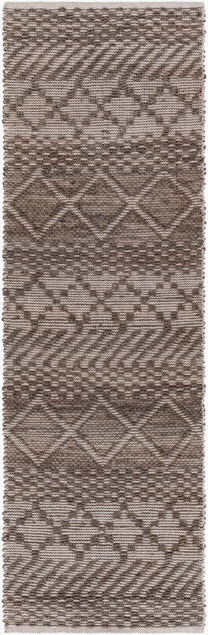 Surya Santa Barbara Sbb-2300 Handwoven 2' X 3' Rug – Stylish Cotton & Jute Blend For Global Home Decor Charcoal Jute,Cotton Sbb2305-268