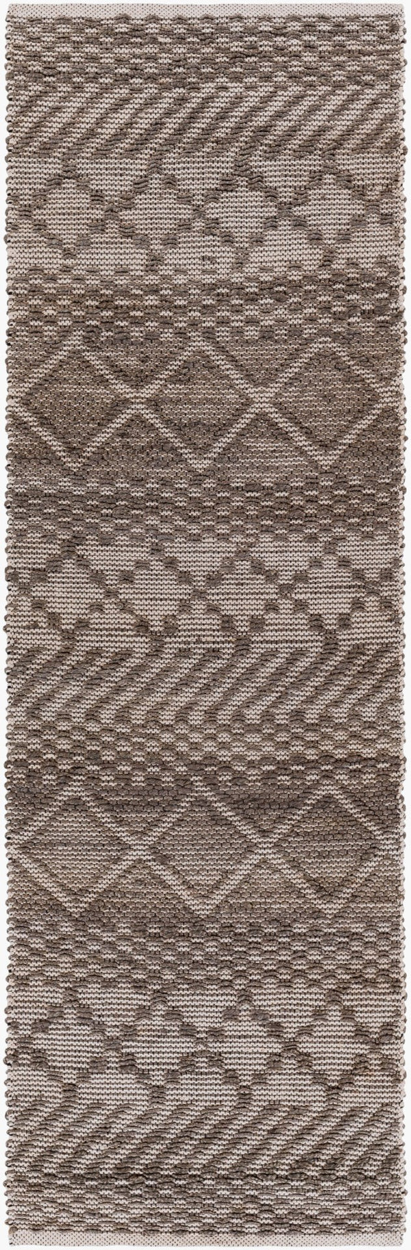 Surya Santa Barbara Sbb-2300 Handwoven 2' X 3' Rug – Stylish Cotton & Jute Blend For Global Home Decor Charcoal Jute,Cotton Sbb2305-268