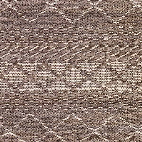 Surya Santa Barbara Sbb-2300 Handwoven 2' X 3' Rug – Stylish Cotton & Jute Blend For Global Home Decor Charcoal Jute,Cotton Sbb2305-268