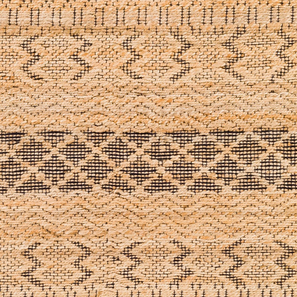 Surya Santa Barbara Sbb-2300 Handwoven 2' X 3' Rug – Stylish Cotton & Jute Blend For Global Home Decor Tan Jute,Cotton Sbb2306-268