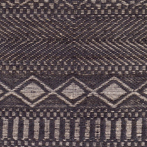 Surya Santa Barbara Sbb-2300 Handwoven 2' X 3' Rug – Stylish Cotton & Jute Blend For Global Home Decor Black Jute,Cotton Sbb2309-35