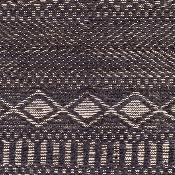 Surya Santa Barbara Sbb-2300 Handwoven 2' X 3' Rug – Stylish Cotton & Jute Blend For Global Home Decor Black Jute,Cotton Sbb2309-35