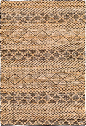 Surya Santa Barbara Sbb-2300 Handwoven 2' X 3' Rug – Stylish Cotton & Jute Blend For Global Home Decor Tan Jute,Cotton Sbb2310-576