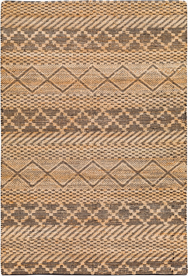 Surya Santa Barbara Sbb-2300 Handwoven 2' X 3' Rug – Stylish Cotton & Jute Blend For Global Home Decor Tan Jute,Cotton Sbb2310-576