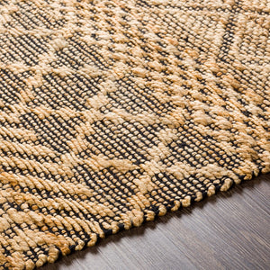 Surya Santa Barbara Sbb-2300 Handwoven 2' X 3' Rug – Stylish Cotton & Jute Blend For Global Home Decor Tan Jute,Cotton Sbb2310-576