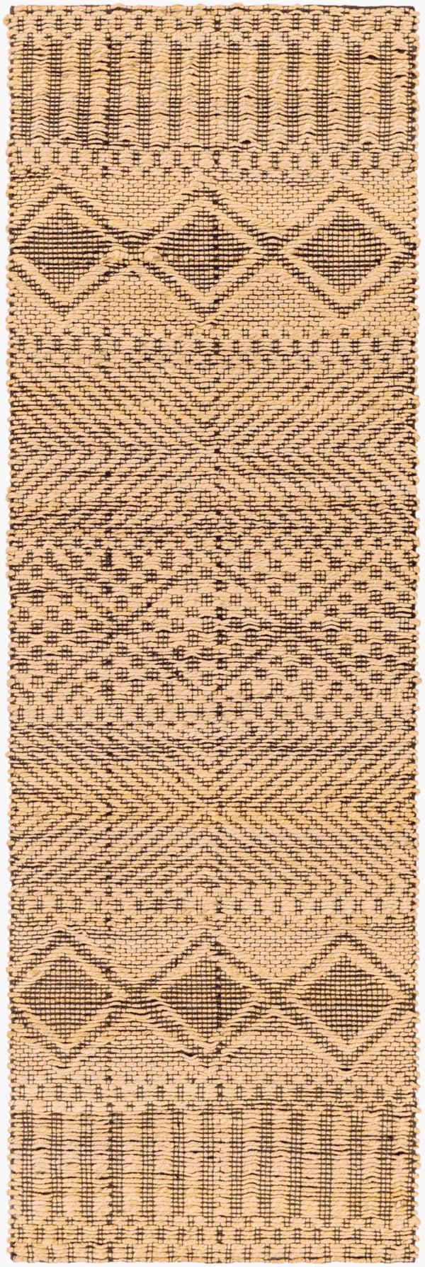Surya Santa Barbara Sbb-2300 Handwoven 2' X 3' Rug – Stylish Cotton & Jute Blend For Global Home Decor Tan Jute,Cotton Sbb2311-268