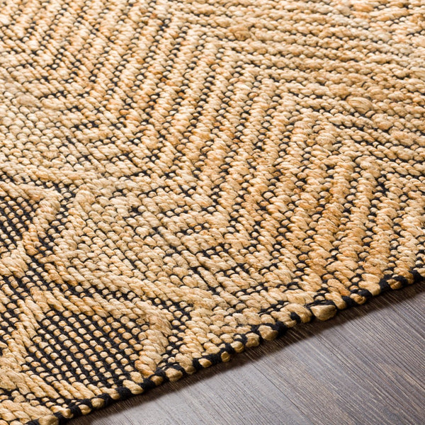 Surya Santa Barbara Sbb-2300 Handwoven 2' X 3' Rug – Stylish Cotton & Jute Blend For Global Home Decor Tan Jute,Cotton Sbb2311-35