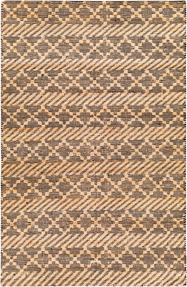Surya Santa Barbara Sbb-2300 Handwoven 2' X 3' Rug – Stylish Cotton & Jute Blend For Global Home Decor Tan Jute,Cotton Sbb2312-23