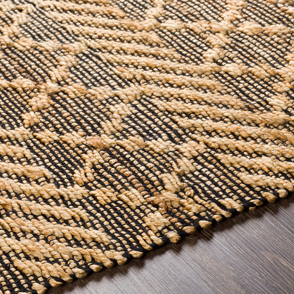 Surya Santa Barbara Sbb-2300 Handwoven 2' X 3' Rug – Stylish Cotton & Jute Blend For Global Home Decor Tan Jute,Cotton Sbb2312-23