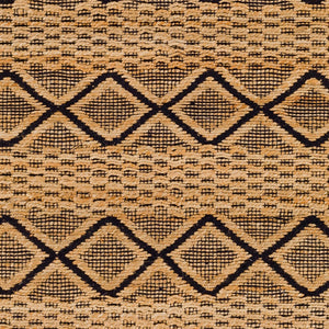 Surya Santa Barbara Sbb-2300 Handwoven 2' X 3' Rug – Stylish Cotton & Jute Blend For Global Home Decor Tan Jute,Cotton Sbb2313-268