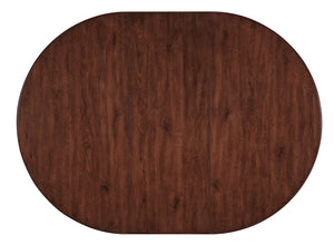 Hooker Furniture Charleston Round Pedestal Dining Table With 20" Removable Leaf, Cherry Veneer, Carved Base, Seats 6-8 6750-75203-00