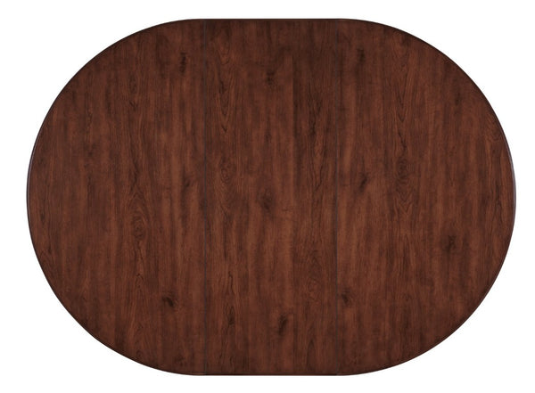Hooker Furniture Charleston Round Pedestal Dining Table With 20" Removable Leaf, Cherry Veneer, Carved Base, Seats 6-8 6750-75203-00