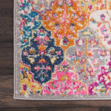 Nourison Passion PSN21 Machine Made Power-loomed No Border Indoor Only Bohemian Vintage Rug Multicolor, Multicolor 100% Polypropylene 99446717337