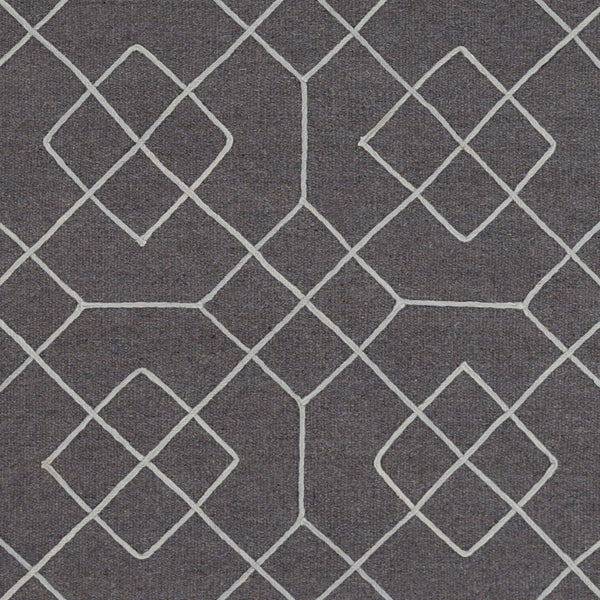 Surya Seabrook Sbk-9002 2' X 3' Handmade Wool Rug – Modern Decor, Durable Craftsmanship, Spot Clean Only! Charcoal Wool Sbk9003-268