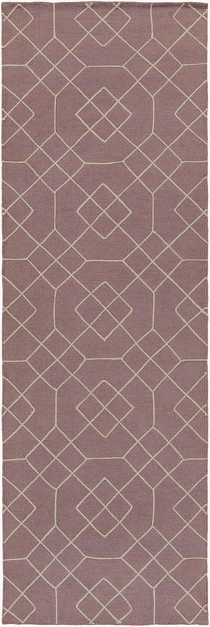 Surya Seabrook Sbk-9002 2' X 3' Handmade Wool Rug – Modern Decor, Durable Craftsmanship, Spot Clean Only! Mauve Wool Sbk9005-268