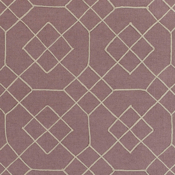 Surya Seabrook Sbk-9002 2' X 3' Handmade Wool Rug – Modern Decor, Durable Craftsmanship, Spot Clean Only! Mauve Wool Sbk9005-268