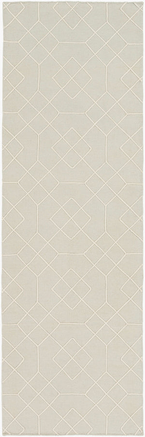 Surya Seabrook Sbk-9002 2' X 3' Handmade Wool Rug – Modern Decor, Durable Craftsmanship, Spot Clean Only! Light Sage Wool Sbk9007-268