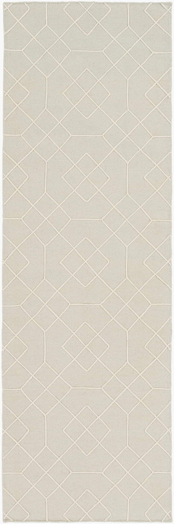 Surya Seabrook Sbk-9002 2' X 3' Handmade Wool Rug – Modern Decor, Durable Craftsmanship, Spot Clean Only! Light Sage Wool Sbk9007-268