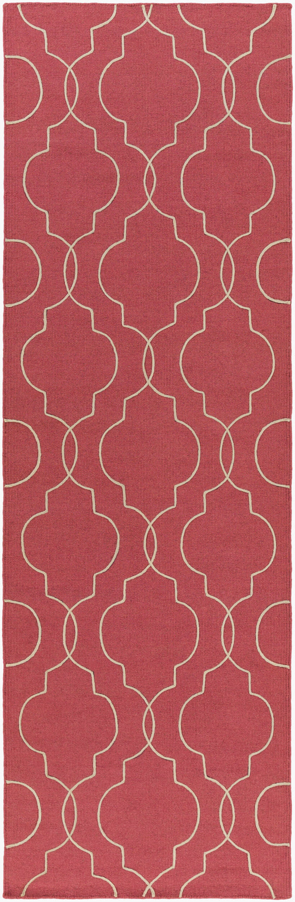 Surya Seabrook Sbk-9002 2' X 3' Handmade Wool Rug – Modern Decor, Durable Craftsmanship, Spot Clean Only! Burgandy Wool Sbk9008-268