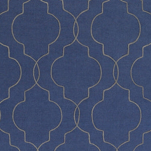 Surya Seabrook Sbk-9002 2' X 3' Handmade Wool Rug – Modern Decor, Durable Craftsmanship, Spot Clean Only! Dark Blue Wool Sbk9009-268