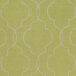 Surya Seabrook Sbk-9002 2' X 3' Handmade Wool Rug – Modern Decor, Durable Craftsmanship, Spot Clean Only! Light Olive Wool Sbk9010-23