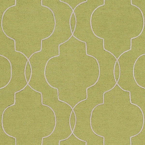 Surya Seabrook Sbk-9002 2' X 3' Handmade Wool Rug – Modern Decor, Durable Craftsmanship, Spot Clean Only! Light Olive Wool Sbk9010-23
