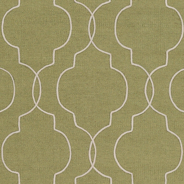 Surya Seabrook Sbk-9002 2' X 3' Handmade Wool Rug – Modern Decor, Durable Craftsmanship, Spot Clean Only! Olive Wool Sbk9011-23