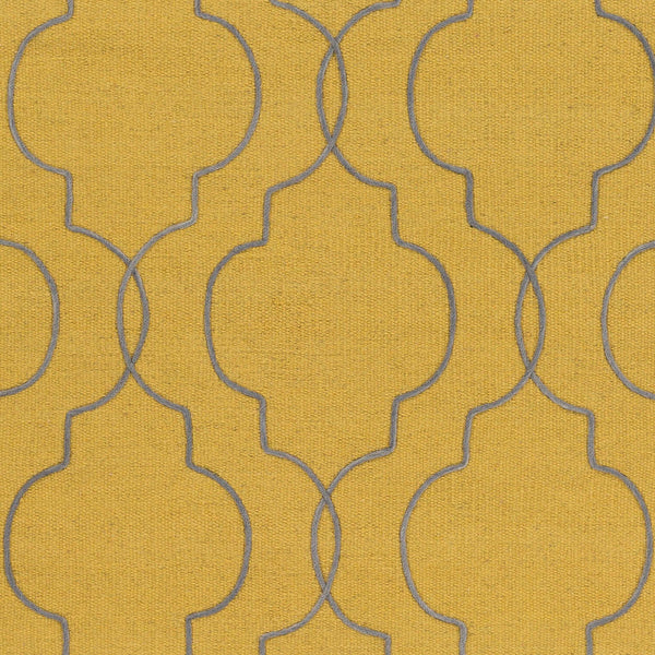 Surya Seabrook Sbk-9002 2' X 3' Handmade Wool Rug – Modern Decor, Durable Craftsmanship, Spot Clean Only! Mustard Wool Sbk9014-23