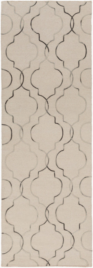 Surya Seabrook Sbk-9002 2' X 3' Handmade Wool Rug – Modern Decor, Durable Craftsmanship, Spot Clean Only! Taupe Wool Sbk9018-268
