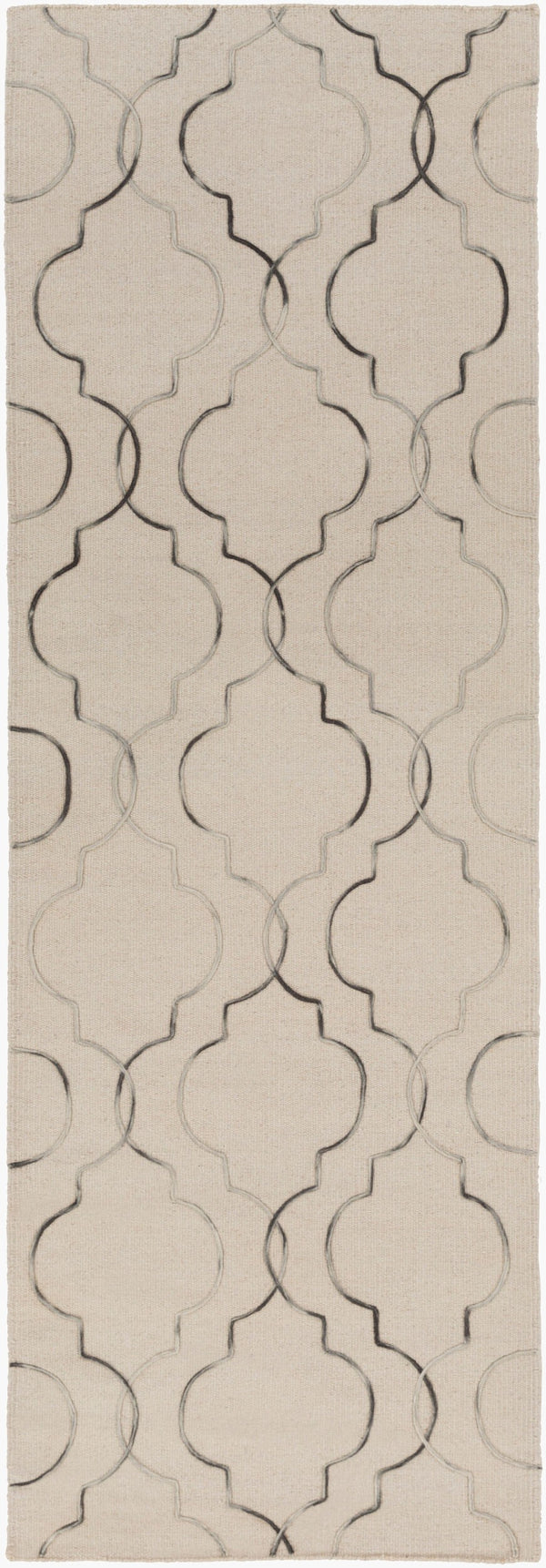 Surya Seabrook Sbk-9002 2' X 3' Handmade Wool Rug – Modern Decor, Durable Craftsmanship, Spot Clean Only! Taupe Wool Sbk9018-268