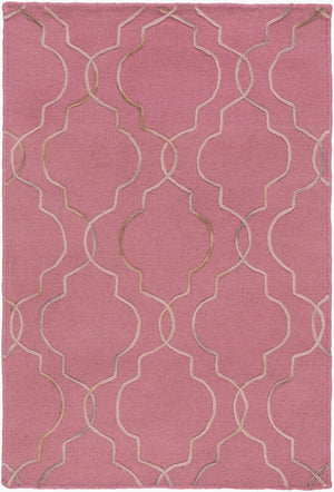 Surya Seabrook Sbk-9002 2' X 3' Handmade Wool Rug – Modern Decor, Durable Craftsmanship, Spot Clean Only! Rose Wool Sbk9022-913