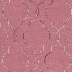 Surya Seabrook Sbk-9002 2' X 3' Handmade Wool Rug – Modern Decor, Durable Craftsmanship, Spot Clean Only! Rose Wool Sbk9022-913